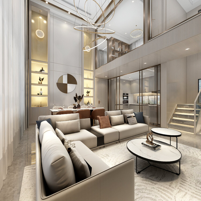 Apartamento de apartamento de alta gama Living Room Gabinete de TV