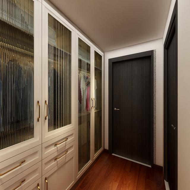 Puerta interior de esquema oscuro estándar