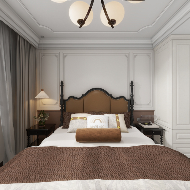 Armario de espacio de almacenamiento de estilo oscuro clásico